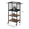 Dumbbell Rack Weight Rack Home Gym Storage for Yoga Mat and Balls