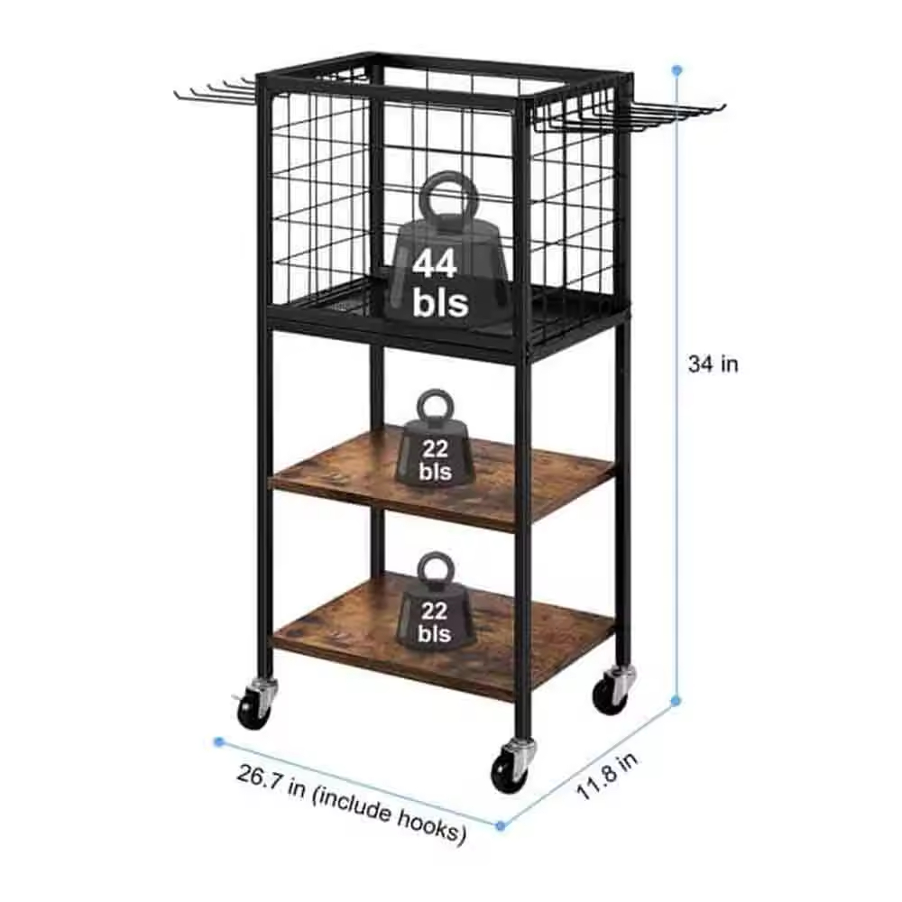 Dumbbell Rack Weight Rack Home Gym Storage for Yoga Mat and Balls