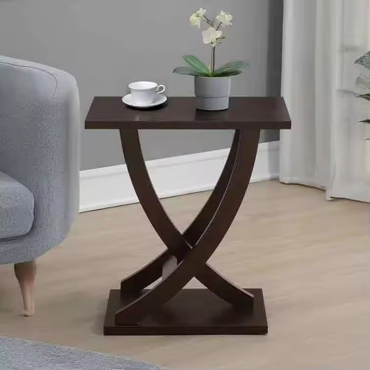 High Quality Matte Black Powder Coated Metal Console Table for Home Office Schools Decorations Economically Priced Living Room