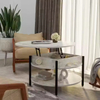 Factory Custom 36"W Lift Top Coffee Table Storage Wood Contemporary Design for Living Room Hotel Use Console Table for Bedroom