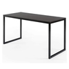 Industrial Coffee Table Small Apartment Living Room Rectangle Wood Stable Metal Side Black Home Conference Table
