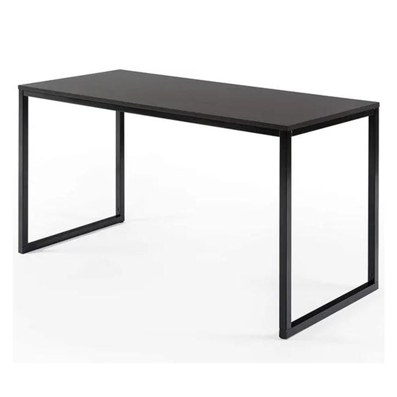 Industrial Coffee Table Small Apartment Living Room Rectangle Wood Stable Metal Side Black Home Conference Table