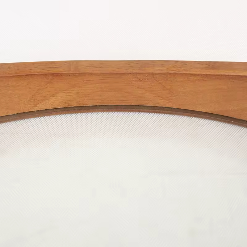 Bamboo Wooden Round Serving Tray With Handle Tea & Coffee Table Decorative Tray Food Storage Platters