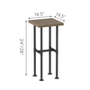 Hot-selling Multi-Functional Antique Color Industrial Pipe Bar Stools Factory Customizable Steel Wood Storage Holders & Racks