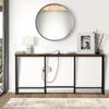 OEM Long Slim Sofa Console Table Rustic Industrial Storage Villa Living Room Home Hotel Entryway TV Stand Bedroom Furniture