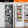 Factory OEM Metal Wall Mounted 6-tier Non-folding Multifunction Door Pantry Cabinet Spice Rack Storage Organizer