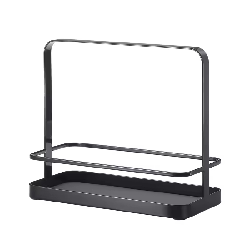 Custom Single Layer Seasoning Rack Counter Top Carbon Steel Storage Shelf Organizer for Home Spice Rack Organizer Kitchen