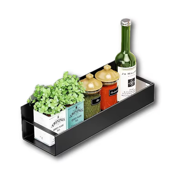 Custom Magnetic Smart Kitchen Rack Organizer Multi-Functional Stainless Steel Towel Hook Magnetic Smart Kitchen Rack