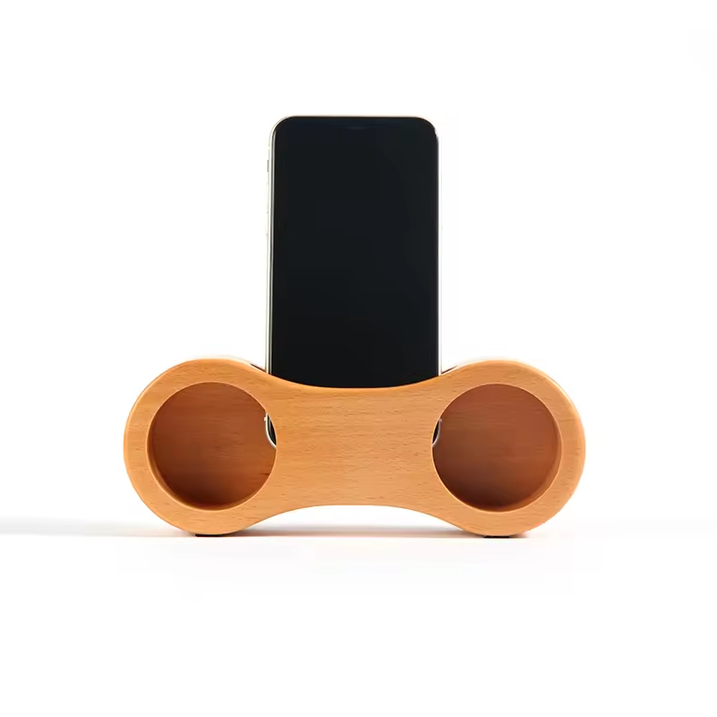 Rectangular Wooden Sound Amplifier Bracket Loudspeaker Support Modern Design Customizable Color Durable Space-Saving for