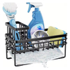 Manufacturer OEM Stainless Steel Kitchen Sink Organizer - Countertop Sponge Soap & Dishcloth Holder with Drainer Rack