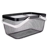 Wholesale Portable Metal Wire Food Storage Box Kitchen Applicable Metal Mesh Storage Basket
