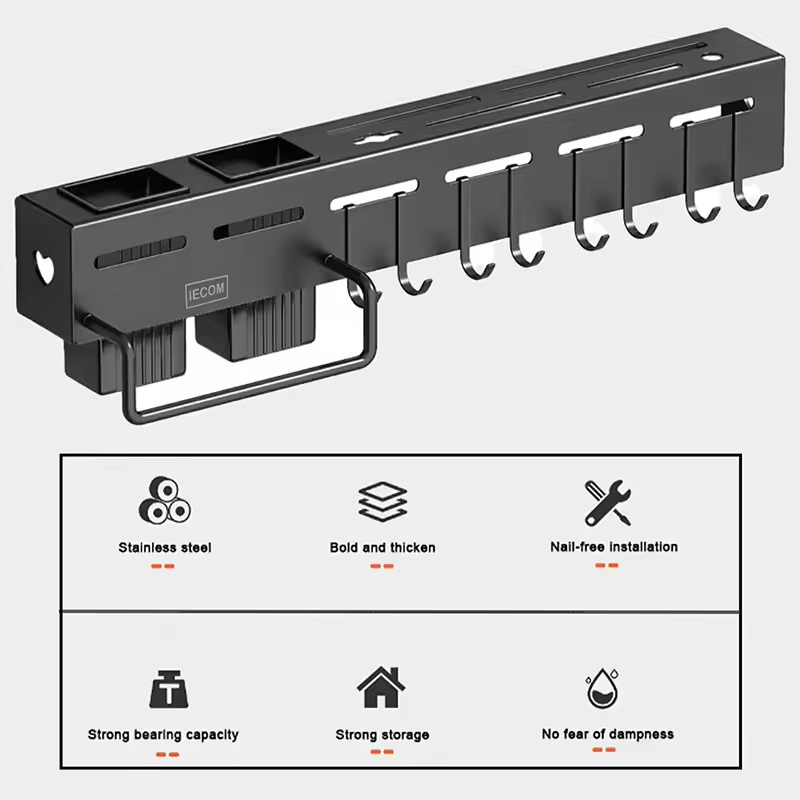 OEM&ODM Metal Kitchen Utensils Hanging Rack 20