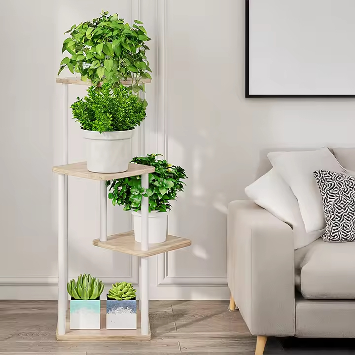 65\" Tall 8-Tiered Metal Indoor Plant Stand with Grow Light Bookcases & Bookshelves for Multiple Indoor Plants