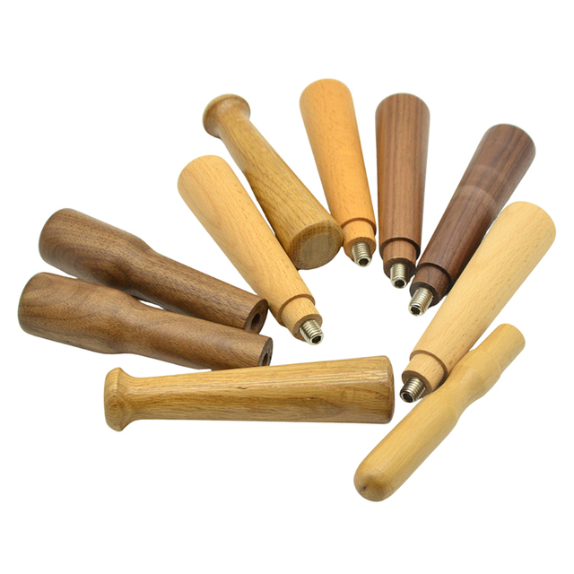 Solid wood coffee handle