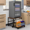 Wholesale Height-Adjustable Metal Single Tier Spice Organizer with Detachable Design for Kitchen and Living Room