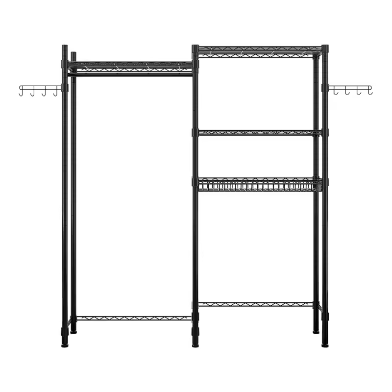 Factory Custom Heavy Duty 3-Tier Steel Rack Powder Coated Bathroom Garment and Washing Machine Storage Shelves for Living Room