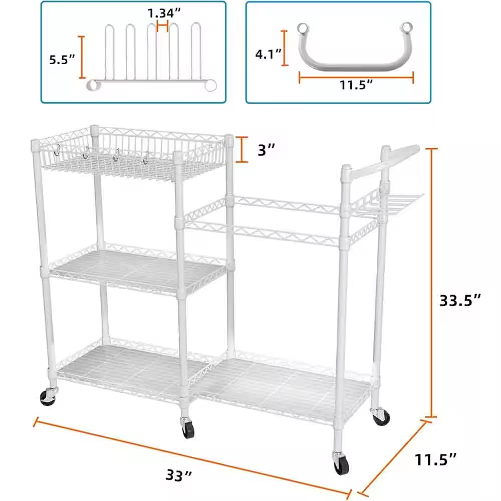 Dumbbell Rack Stand With Yoga Mat Storage, Gym Equipment Organizer, Cart for Workout Room, Home Gym With Hooks and Wheels
