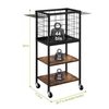 Dumbbell Rack Weight Rack Home Gym Storage for Yoga Mat and Balls