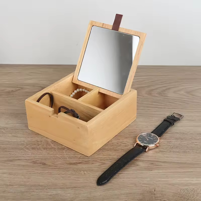Wholesale High-end Watch Box 12 Slots Leather Transparent Watch Display Box for Stores Watch case with Pillows