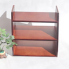 Storage Rack Bookshelf Vintage Shelves Small Wooden Bookcase Indoor Plant Stands Desk Organizer