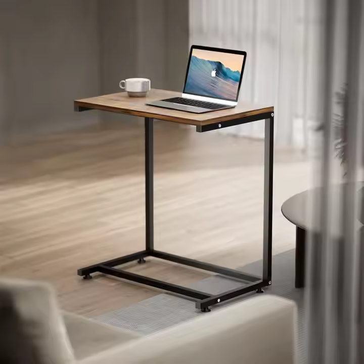 Customized Contemporary Wooden Console Table Adjustable Metal for Dining Home Office Hotels Bars Shops Outdoor Bedroom Use