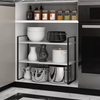 Factory Custom Kitchen Storage Rack Countertop Shelf Spice Rack Expandable 2-tier Storage Rack Under-sink Organizers