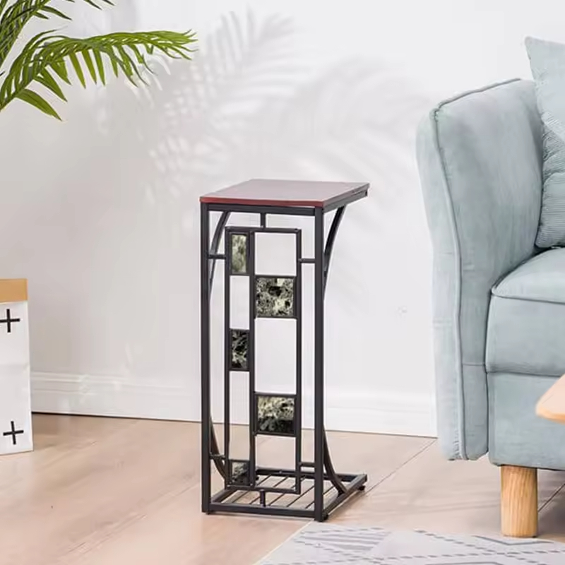 ODM OEM Factory D54.5 W 31.5 H5.5cm Living Room Furniture for Apartment's Balcony Bed Room Coffee Table Corner Sofa Snace Side