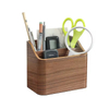 Modern Multi-Functional Creative Wooden Pen Holder Solid Wood Desktop Remote Control Storage Box Organizer Customizable