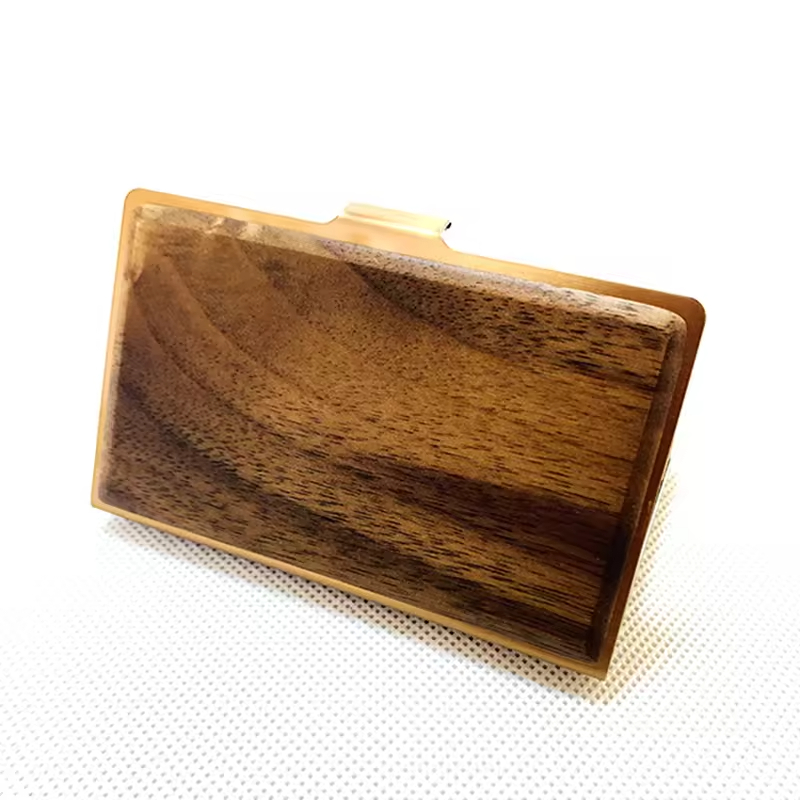 Corner Card Box Wood Card Storage Gift Box Creative Box Modern Durable