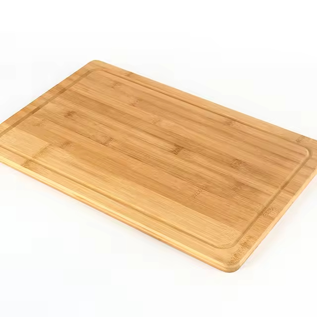 WanuoCraft Custom Logo Durable Space-Saving Kitchen Bamboo Wood Cutting Board Engraved Wooden Chopping Blocks Modern Design Home