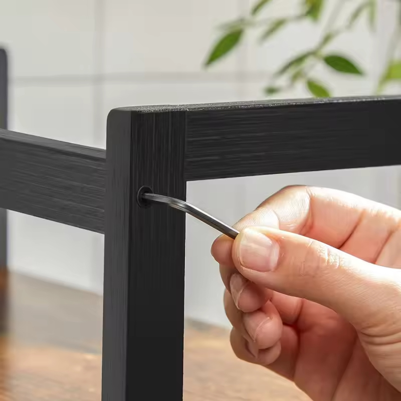 Manufacturer Custom 2-Tier Baker's Rack - Spacious Kitchen Utility Microwave Oven Stand with Storage Cart and Workstation Shelf