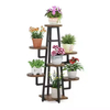ODM OEM Custom Industrial Plant Stand Home Furniture for Living Room Balcony Showroom Ample Space Bookcases Display Racks