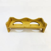 Wholesale Durable Portable Wood Pet Bowls Double Dog Bowl Cat Feeder Modern Style Rectangle Shape Space Saving Customizable
