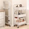Custom Three-Tier Standing Type Storage Rack for Space-Saving Non-Installation Living Room Rack