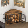 Factory Custom Corner Dog Crate Corner Side Table High Quality Furniture Dog Crate Pet Crates Corner Side Table for Dogs