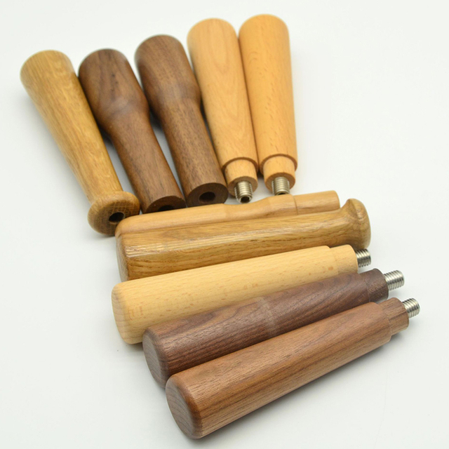 Solid wood coffee handle