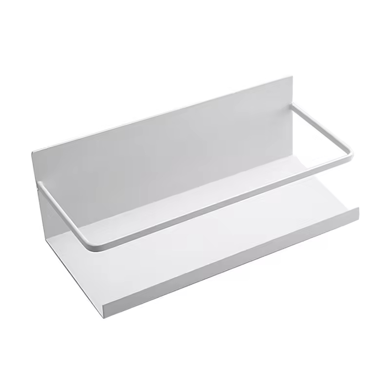 Factory Wholesale Carbon Steel Magnetic Non-Perforated Wall Mounted Kitchen Bathroom Storage Rack for Bag Toilet Roll Paper