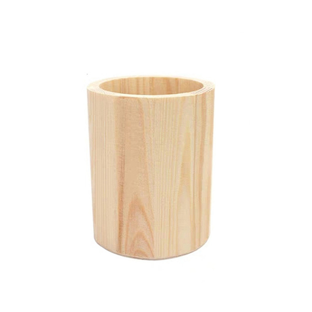 Hardwood pen holder