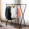 Modern Luxury Double Coat Rack Stand Gold Detachable Hanger Steel Iron Design Multi-Application Home Bedroom Living Bathroom
