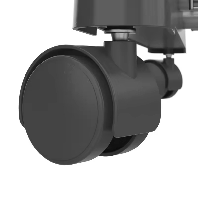 OEM & ODM Adjustable Rolling Clothes Rack Simple Freestanding Metal Wood Garment Rack Black for Wardrobe Space