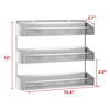 2 Pack 3-Tier Counter-Top Spice Rack Organizer Wall Mounted Storage Rack Hanging Shelf Spice Racks