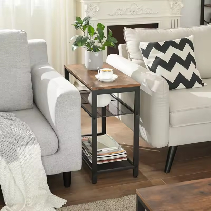 Factory Customize Simple but Sized Just Right to Place by the Bed or Next to Your Sofa Space Saving End Table Side Table