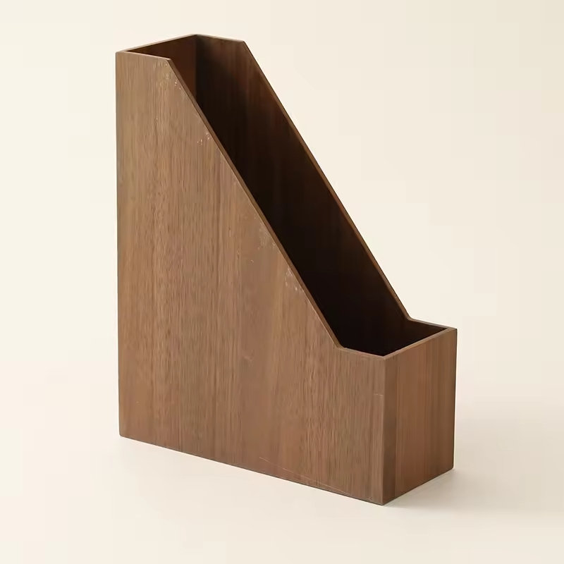 Pen Holder Desk Organizer Wooden Pen Holder Pencil Cases Office Table Storage Container Box