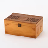 Durable Space-Saving Wooden Hollow Storage Box with Lock Modern Design for Home Decoration Jewelry Organizer