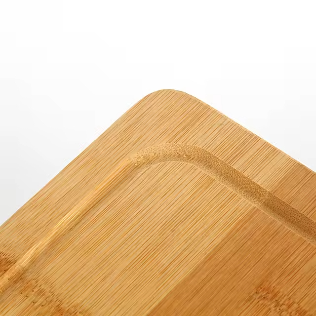 WanuoCraft Custom Logo Durable Space-Saving Kitchen Bamboo Wood Cutting Board Engraved Wooden Chopping Blocks Modern Design Home