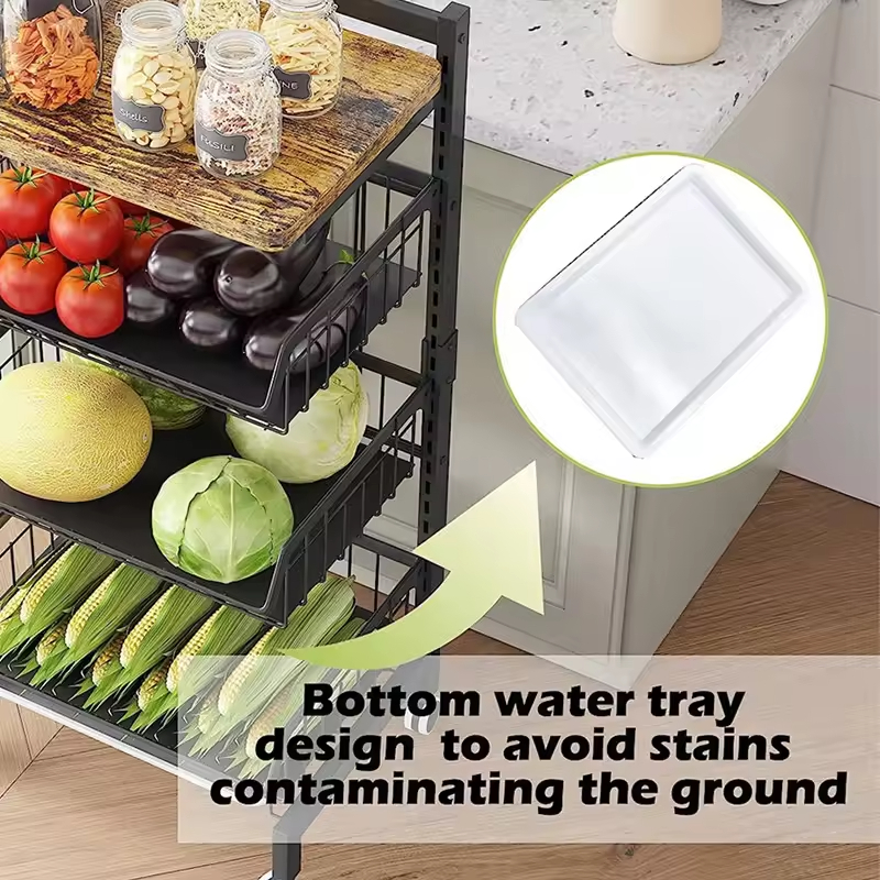 12.7 Inch Heavy Duty Carbon Steel Metal Shelving Unit, Space Saving Storage Rack for Kitchen Bathroom Pantry Home Organization