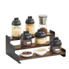 Custom Extendable 3-Tier Spice Rack Set Kitchen Organizer with Storage Holders & Racks