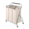 ODM OEM Household Triple Sorter With Wheels Laundry Storage Box, Laundry Hamper Cart, Rolling Laundry Hamper