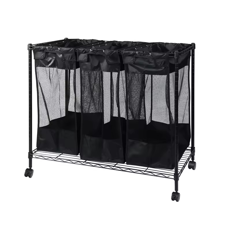 OEM&ODM Clothes Storage Organization Travel Laundry Basket With Wheels Bathroom Basket Lingerie Laundry Hamper Basket