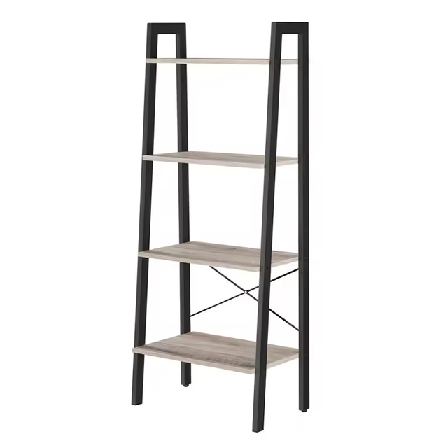 Factory Customizable 4-Layer Storage Shelf Bookcase 54.1'' H x 22'' W x 13.4'' D for Living Room Bedroom Office